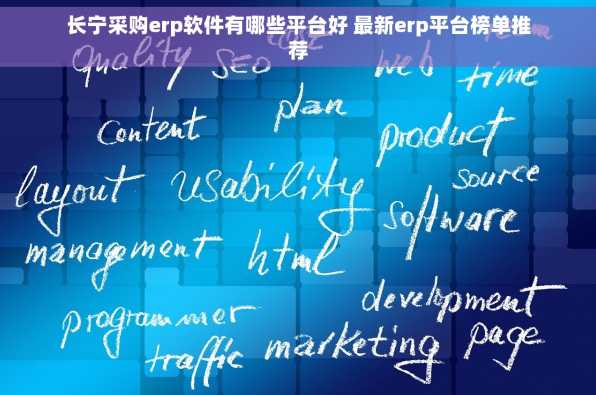 长宁采购erp软件有哪些平台好 最新erp平台榜单推荐