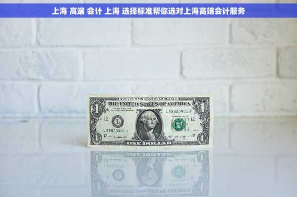 上海 高端 会计 上海 选择标准帮你选对上海高端会计服务