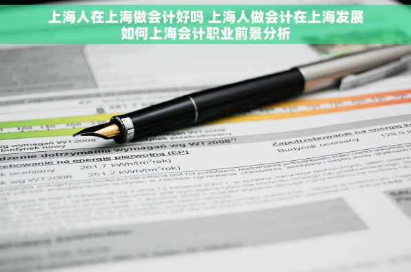 上海人在上海做会计好吗 上海人做会计在上海发展如何上海会计职业前景分析