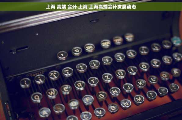 上海 高端 会计 上海 上海高端会计发展动态