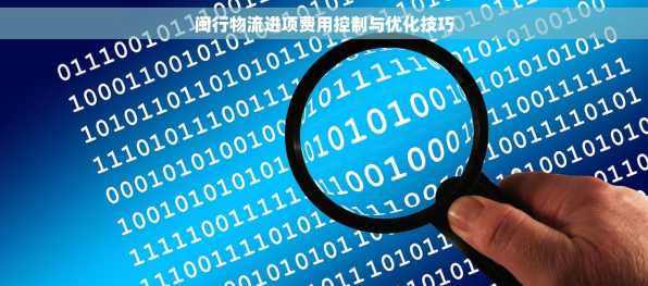 闽行物流进项费用控制与优化技巧