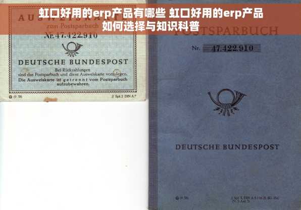 虹口好用的erp产品有哪些 虹口好用的erp产品如何选择与知识科普