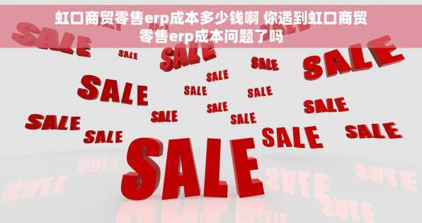 虹口商贸零售erp成本多少钱啊 你遇到虹口商贸零售erp成本问题了吗