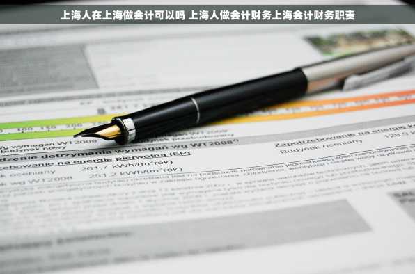 上海人在上海做会计可以吗 上海人做会计财务上海会计财务职责