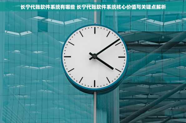 长宁代账软件系统有哪些 长宁代账软件系统核心价值与关键点解析