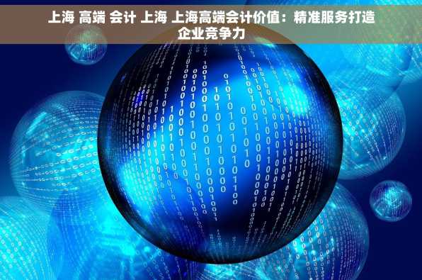 上海 高端 会计 上海 上海高端会计价值：精准服务打造企业竞争力