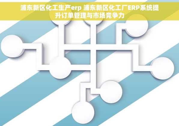 浦东新区化工生产erp 浦东新区化工厂ERP系统提升订单管理与市场竞争力