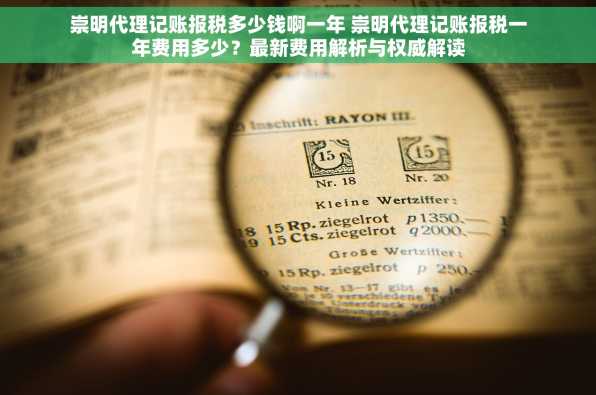 崇明代理记账报税多少钱啊一年 崇明代理记账报税一年费用多少？最新费用解析与权威解读