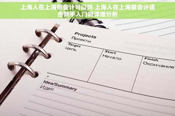 上海人在上海做会计可以吗 上海人在上海做会计适合新手入门吗详细分析