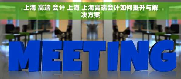 上海 高端 会计 上海 上海高端会计如何提升与解决方案