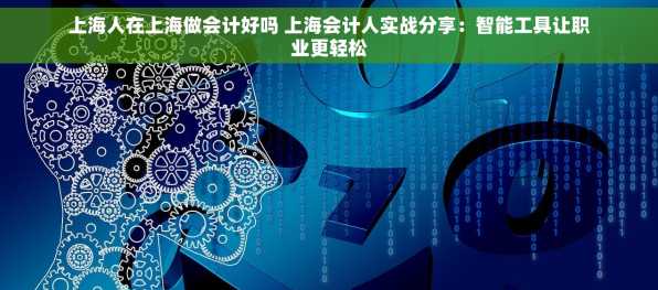 上海人在上海做会计好吗 上海会计人实战分享：智能工具让职业更轻松