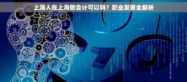 上海人在上海做会计可以吗？职业发展全解析