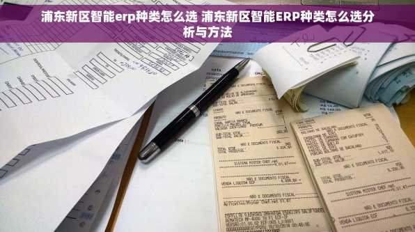 浦东新区智能erp种类怎么选 浦东新区智能ERP种类怎么选分析与方法