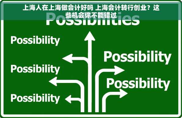 上海人在上海做会计好吗 上海会计转行创业？这些机会你不能错过