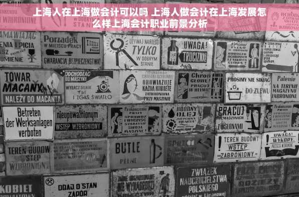 上海人在上海做会计可以吗 上海人做会计在上海发展怎么样上海会计职业前景分析