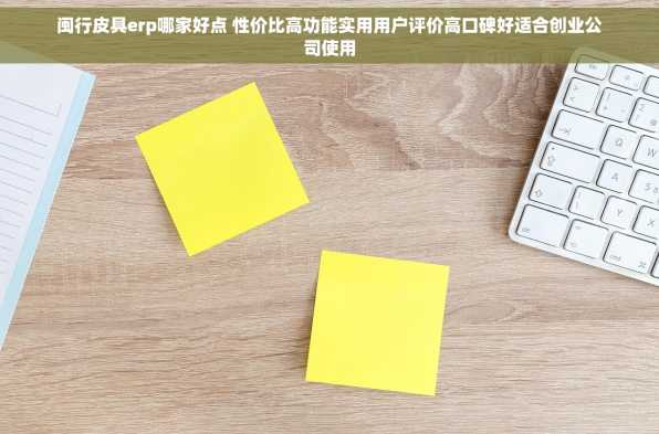 闽行皮具erp哪家好点 性价比高功能实用用户评价高口碑好适合创业公司使用