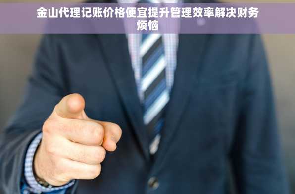 金山代理记账价格便宜提升管理效率解决财务烦恼