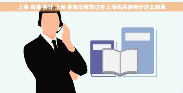 上海 高端 会计 上海 你有没有想过在上海找高端会计这么简单