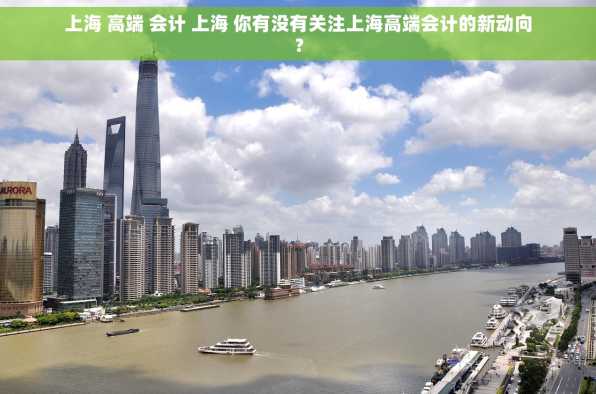 上海 高端 会计 上海 你有没有关注上海高端会计的新动向？