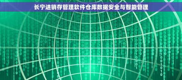 长宁进销存管理软件仓库数据安全与智能管理