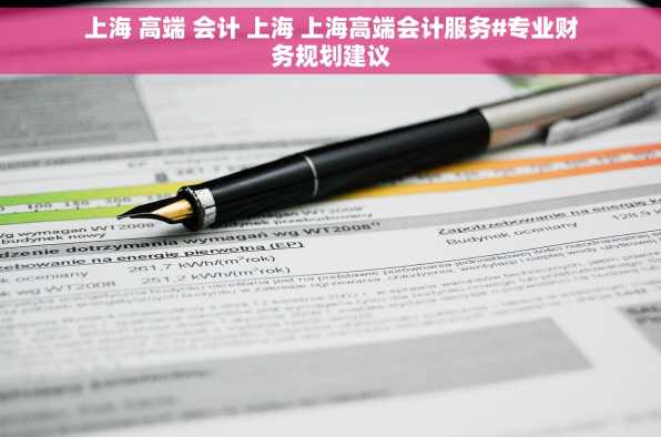 上海 高端 会计 上海 上海高端会计服务#专业财务规划建议