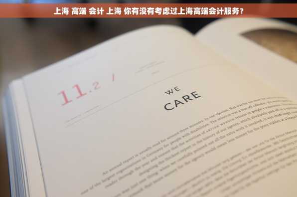 上海 高端 会计 上海 你有没有考虑过上海高端会计服务？