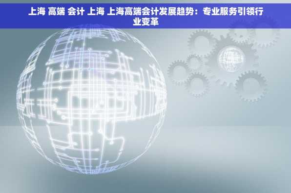 上海 高端 会计 上海 上海高端会计发展趋势：专业服务引领行业变革