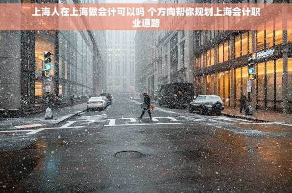 上海人在上海做会计可以吗 个方向帮你规划上海会计职业道路
