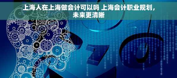 上海人在上海做会计可以吗 上海会计职业规划，未来更清晰