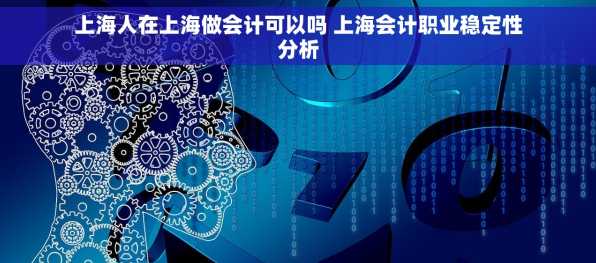 上海人在上海做会计可以吗 上海会计职业稳定性分析