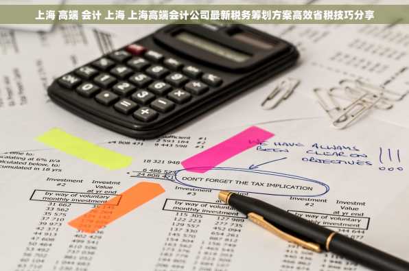 上海 高端 会计 上海 上海高端会计公司最新税务筹划方案高效省税技巧分享