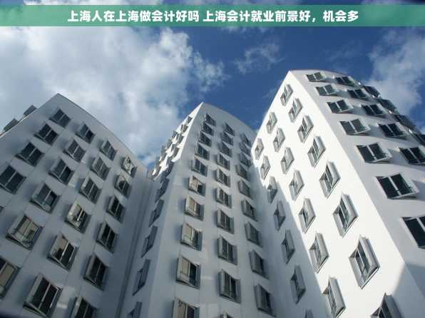 上海人在上海做会计好吗 上海会计就业前景好，机会多
