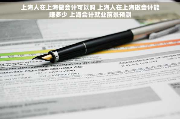 上海人在上海做会计可以吗 上海人在上海做会计能赚多少 上海会计就业前景预测