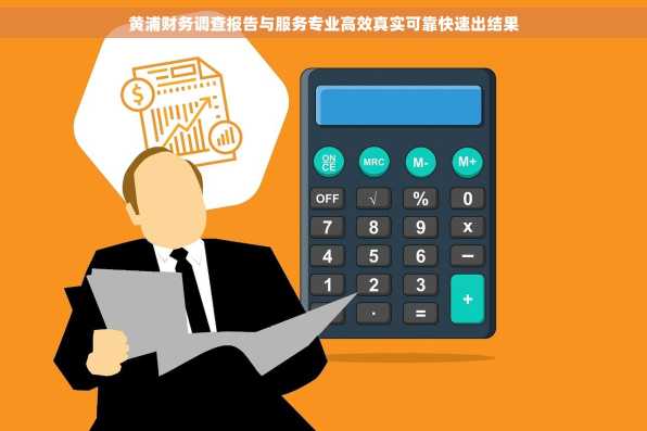 黄浦财务调查报告与服务专业高效真实可靠快速出结果