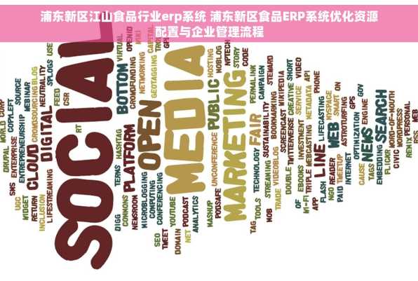 浦东新区江山食品行业erp系统 浦东新区食品ERP系统优化资源配置与企业管理流程