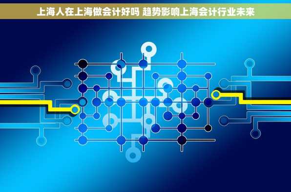 上海人在上海做会计好吗 趋势影响上海会计行业未来