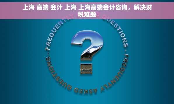 上海 高端 会计 上海 上海高端会计咨询，解决财税难题
