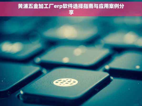 黄浦五金加工厂erp软件选择指南与应用案例分享