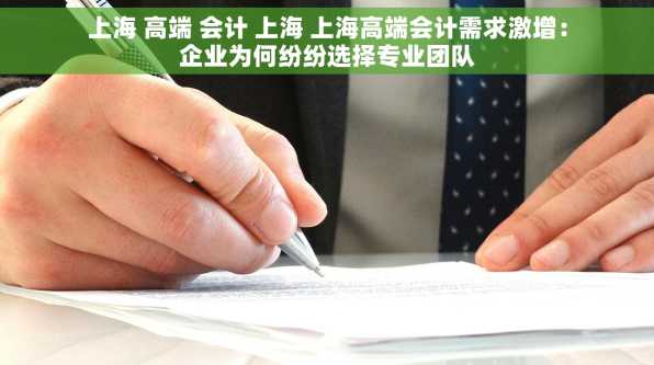 上海 高端 会计 上海 上海高端会计需求激增：企业为何纷纷选择专业团队
