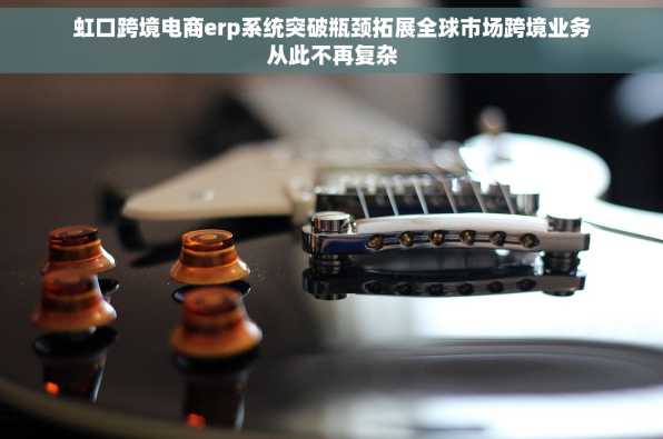 虹口跨境电商erp系统突破瓶颈拓展全球市场跨境业务从此不再复杂