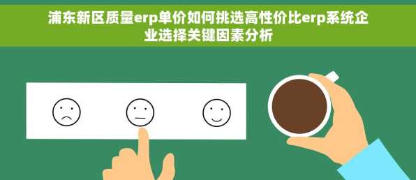 浦东新区质量erp单价如何挑选高性价比erp系统企业选择关键因素分析