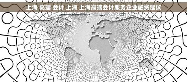 上海 高端 会计 上海 上海高端会计服务企业融资建议
