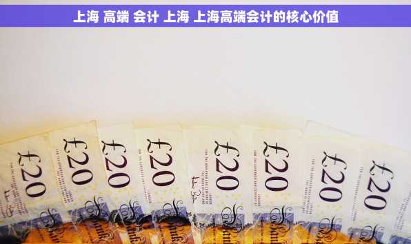 上海 高端 会计 上海 上海高端会计的核心价值