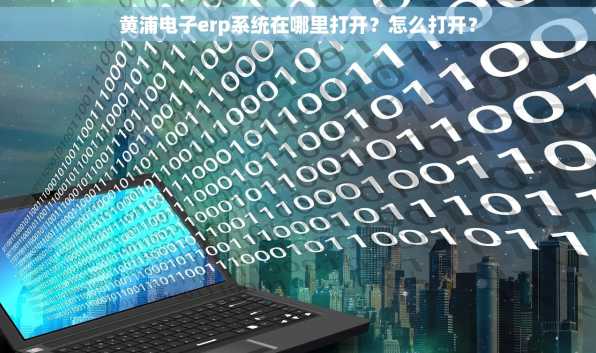 黄浦电子erp系统在哪里打开？怎么打开？