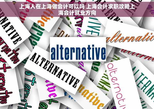 上海人在上海做会计可以吗 上海会计求职攻略上海会计就业方向