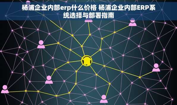 杨浦企业内部erp什么价格 杨浦企业内部ERP系统选择与部署指南