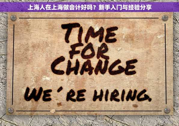 上海人在上海做会计好吗？新手入门与经验分享