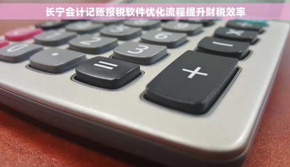 长宁会计记账报税软件优化流程提升财税效率