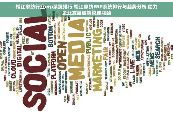 松江家纺行业erp系统排行 松江家纺ERP系统排行与趋势分析 助力企业发展破解管理瓶颈