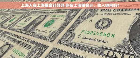 上海人在上海做会计好吗 你在上海做会计，收入够用吗？